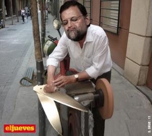 Rajoy, el afilador de los recortes