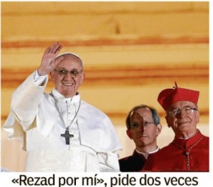 El recién elegido papa Francisco I, pide que se rece por él ¿No viene dotado de toda la sabiduría divina?
